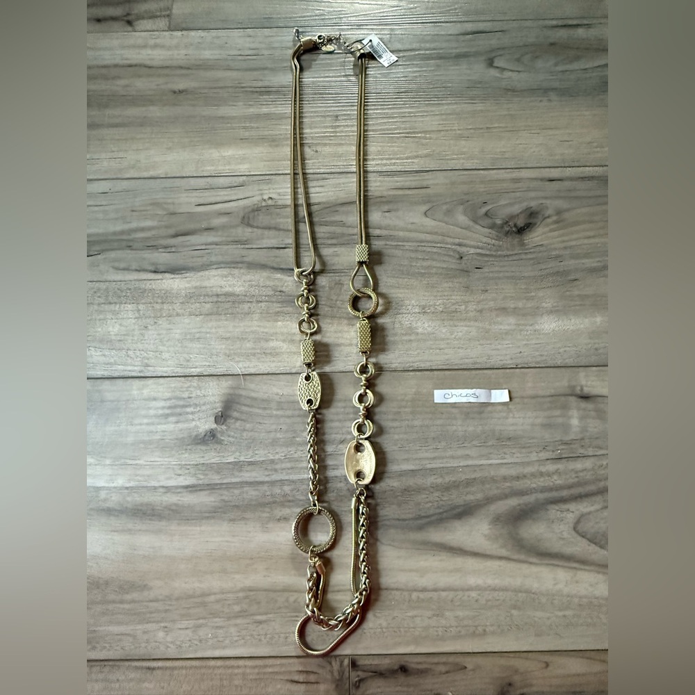 Chico's Gold Statement Necklace